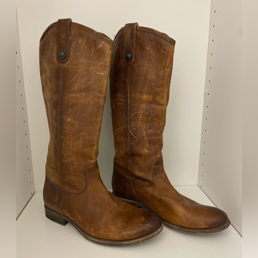 Frye Melissa Riding Boot - Cognac